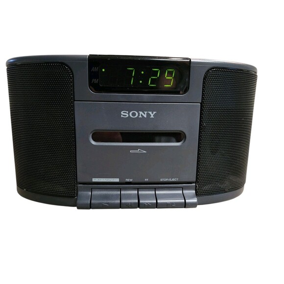 ​Sony Dream Machine ICF-CS650 AM/FM Dual Alarm Clock Radio Cassette Player Retro - Picture 11 of 11